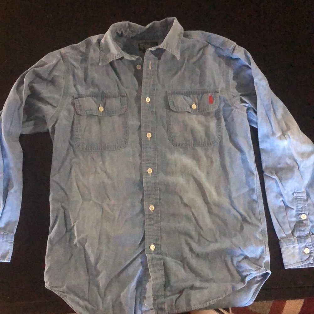 Boys long sleeve Ralph Lauren blue jean